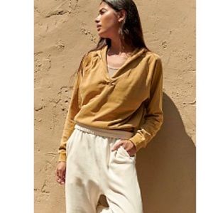 Free people cropped hoodie